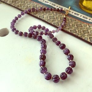 Vintage amethyst necklace